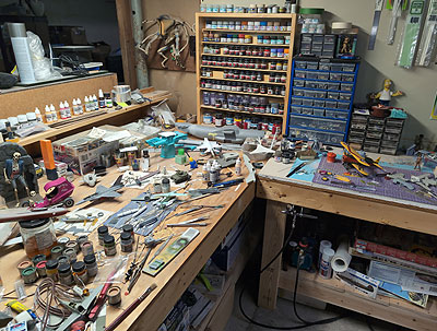 My little modelling cave.